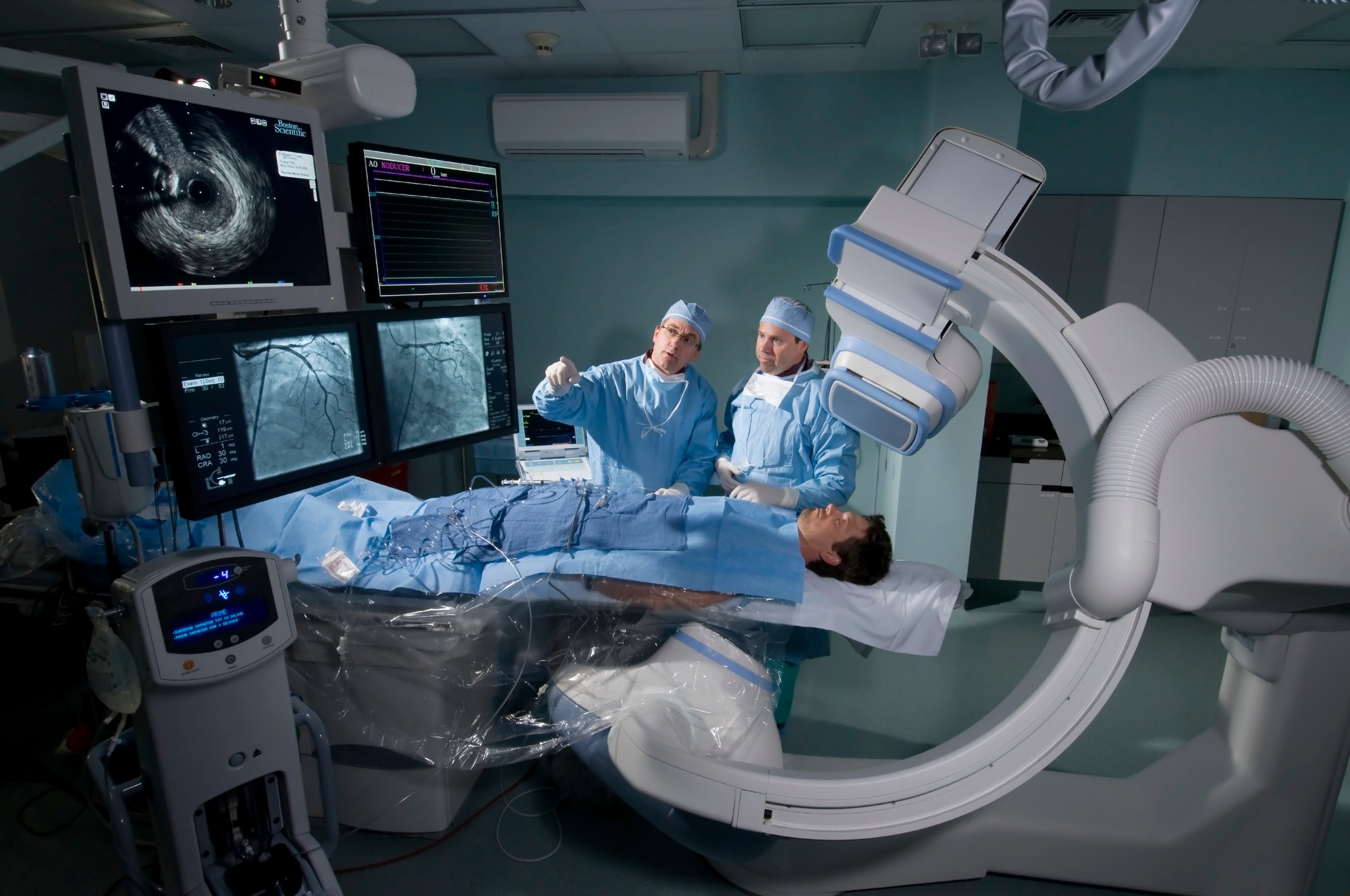 C-Arm system in use during a surgical procedure